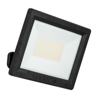 Luceco Essence Outdoor LED Floodlight with Ball Joint Black 50W 5250lm