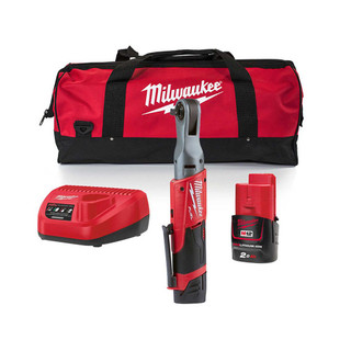 Milwaukee M12 FHIR38-201B 12V FUEL Brushless 3/8" Impact Wrench with 1x 2.0Ah Battery, Charger & Bag Milwaukee M12 FHIR38-201B 12V FUEL Brushless 3/8" Impact Wrench with 1x 2.0Ah Battery, Charger & Bag