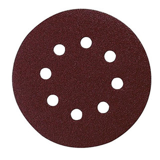 6 Inch 8 Hole Red Line Hook & Loop Sanding Discs | Indasa Rhynogrip