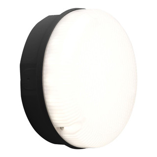 Luceco Mosi Round LED IP65 Rated Bulkhead Light - White With 3hr Emergency Driver