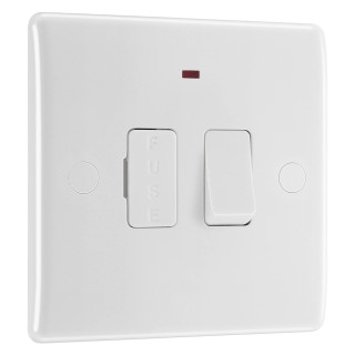 BG Electrical 800 Series 13A Switched Fused Spur with LED White BG Electrical 800 Series 13A Switched Fused Spur with LED White