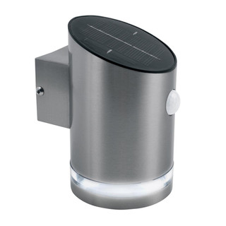 Luceco Stainless Steel Solar Wall Light PIR