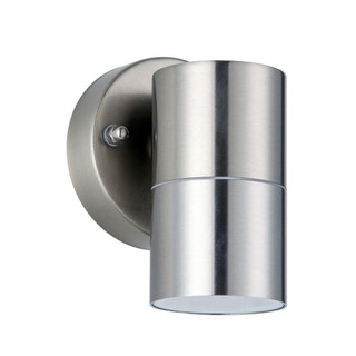 Luceco Exterior Decorative Stainless Steel IP54 Fixed GU10 Wall Light