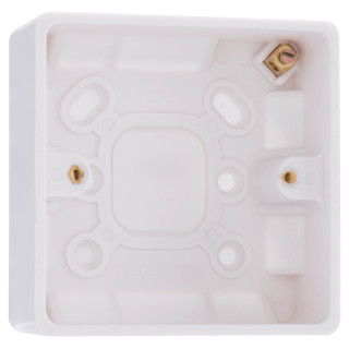 BG Electrical 800 Series 1-Gang Surface Pattress Box 32mm BG Electrical 800 Series 1-Gang Surface Pattress Box 32mm