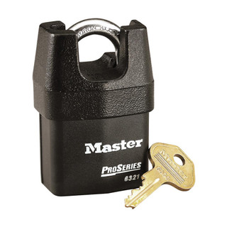 Master Lock 54mm ProSeries Shrouded Laminated Steel Heavy-Duty Weatherproof Padlock Master Lock 54mm ProSeries Shrouded Laminated Steel Heavy-Duty Weatherproof Padlock