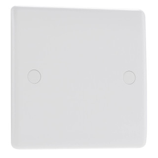 BG Electrical 800 Series 1-Gang Blanking Plate White BG Electrical 800 Series 1-Gang Blanking Plate White