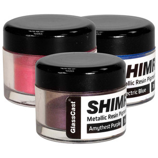 Ice Blue SHIMR - Metallic Effect Pigment Powder for Epoxy Resin - GlassCast