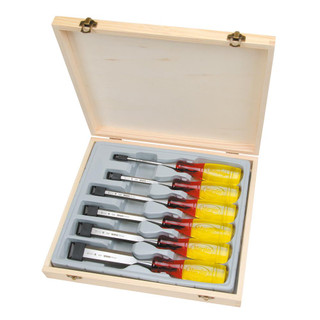 Irwin Marples M373 6 Piece Splitproof Bevel Edge Wood Chisel Set Irwin Marples M373 6 Piece Splitproof Bevel Edge Wood Chisel Set