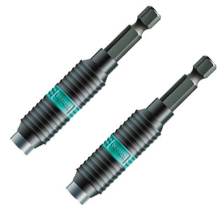 Wera Rapidator '897/4 R SB' BiTorsion Universal Bit Holder - 1/4'' x 75mm - Pack of 2 Wera Rapidator '897/4 R SB' BiTorsion Universal Bit Holder - 1/4'' x 75mm - Pack of 2