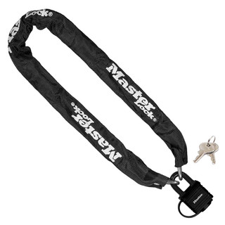 Master Lock 90cm x 6mm Hardened Steel Chain with 40mm Padlock Master Lock 90cm x 6mm Hardened Steel Chain with 40mm Padlock