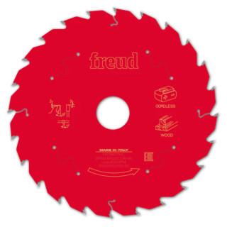 Freud 190mm x 30mm 24T Cordless Wood Saw Blade