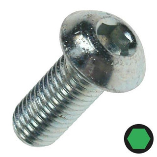 M8 x 20mm Socket Button Screw - Box of 200 M8 x 20mm Socket Button Screw - Box of 200