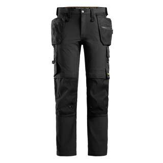 Snickers AllroundWork Stretch Trouser with Holster Pockets - Black