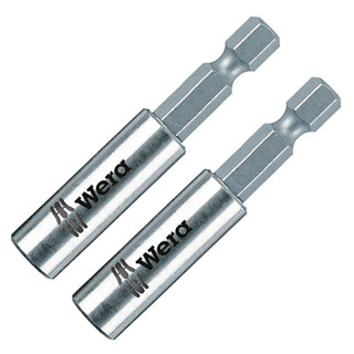 Wera '899/4/1 SB' Universal Magnetic Bit Holder - 1/4'' x 50mm - Pack of 2 Wera '899/4/1 SB' Universal Magnetic Bit Holder - 1/4'' x 50mm - Pack of 2