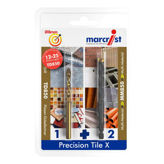 Marcrist Precision Tile X 6mm Set Marcrist Precision Tile X 6mm Set