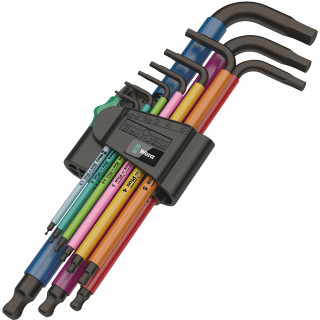 Wera 7 Piece '950/7' Multicolour Hex-Plus Magnetic L-Key Set