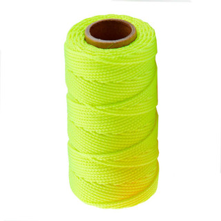 Ragni 76m Hi Vis Yellow Braided Nylon Brick Line Ragni 76m Hi Vis Yellow Braided Nylon Brick Line