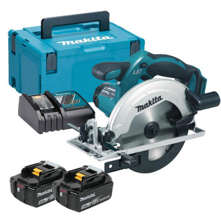 Makita DSS611RTJ 18V LXT 165mm Circular Saw with 2x 5.0Ah Batteries, Charger & Case Makita DSS611RTJ 18V LXT 165mm Circular Saw with 2x 5.0Ah Batteries, Charger & Case