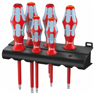 Wera 6 Piece Kraftform '3165 i/6' VDE Stainless Steel Screwdriver Set Wera 6 Piece Kraftform '3165 i/6' VDE Stainless Steel Screwdriver Set
