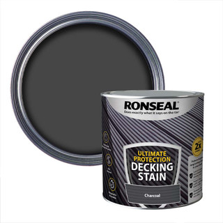 Ronseal Ultimate Protection Decking Stain, Charcoal - 2.5L Ronseal Ultimate Protection Decking Stain, Charcoal - 2.5L