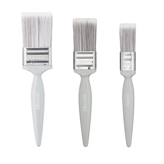 Harris Essential Wall & Ceiling Paintbrush - 3 Pack 25/38/50mm (1/1.5/2'') Harris Essential Wall & Ceiling Paintbrush - 3 Pack 25/38/50mm (1/1.5/2'')