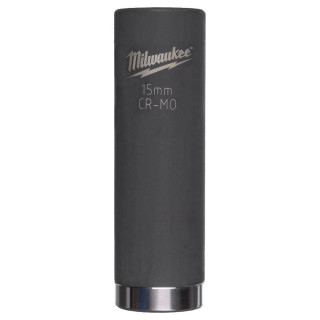 Milwaukee 15mm 3/8” Sq. SHOCKWAVE Long Socket