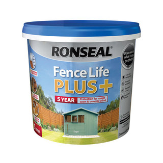 Ronseal Fence Life Plus+ Sage - 5L Ronseal Fence Life Plus+ Sage - 5L