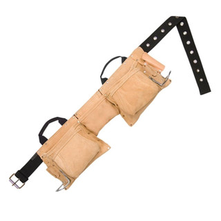 Kunys Heavy Duty Leather Work Apron 12 Pocket