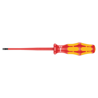 Wera Kraftform '160 is' SL3.5 VDE Slotted Screwdriver - 0.6 x 3.5 x 100mm Wera Kraftform '160 is' SL3.5 VDE Slotted Screwdriver - 0.6 x 3.5 x 100mm