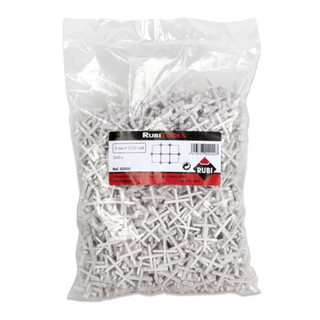 Rubi Cross Tile Spacers 2mm - Bag of 1000 Rubi Cross Tile Spacers 2mm - Bag of 1000
