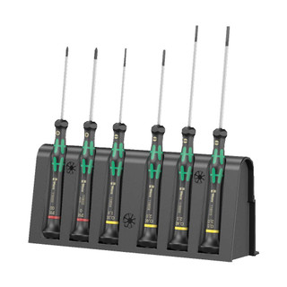 Wera 6 Piece Kraftfrom '2035/6 a' Precision Screwdriver Set Wera 6 Piece Kraftfrom '2035/6 a' Precision Screwdriver Set