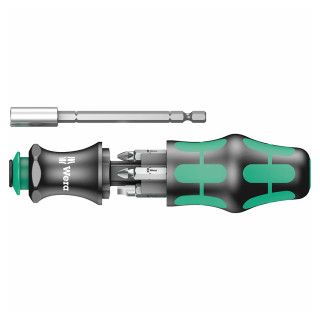 Wera 6 Piece Kraftform Kompakt '28 SB' Multi-Component Screwdriver With Bits Wera 6 Piece Kraftform Kompakt '28 SB' Multi-Component Screwdriver With Bits