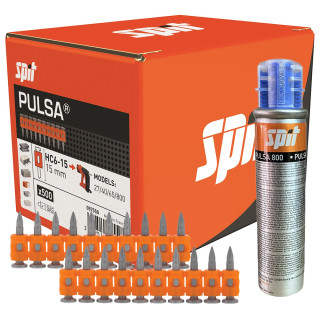 Spit Pulsa 15mm x 3.0mm HC6 Steel Pins - Pack of 500 Spit Pulsa 15mm x 3.0mm HC6 Steel Pins - Pack of 500