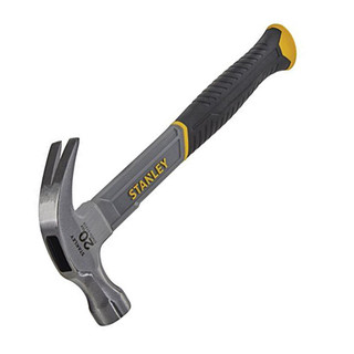 Stanley 20oz (0.57kg) Fibreglass Claw Hammer Stanley 20oz (0.57kg) Fibreglass Claw Hammer
