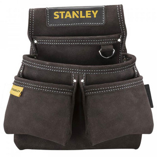 Stanley STST1-80116 Leather Double Nail Pouch Stanley STST1-80116 Leather Double Nail Pouch