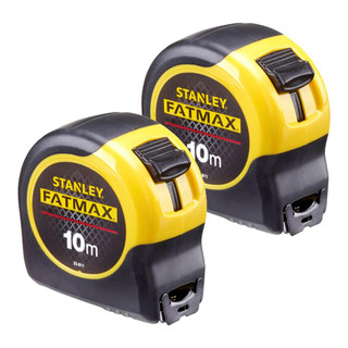 Stanley FatMax Blade Armor Tape Measure 10m Metric - Pack of 2 Stanley FatMax Blade Armor Tape Measure 10m Metric - Pack of 2