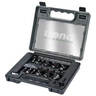 Trend SET/SS8X1/4TC 12 Piece 1/4" Cutter Set Trend SET/SS8X1/4TC 12 Piece 1/4" Cutter Set