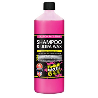 PowerMaxed Car Shampoo and Ultra Wax Concentrate 1L