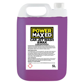 PowerMaxed Jet Wash and Wax Liquid Cleaner Concentrate 5 Litre