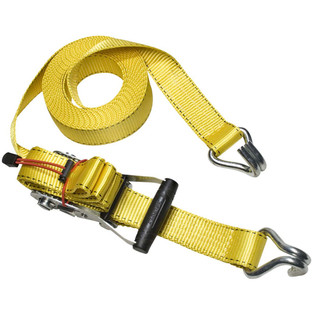 Masterlock Ratchet Tie Down with Double J Hooks 8.25m x 50mm Masterlock Ratchet Tie Down with Double J Hooks 8.25m x 50mm