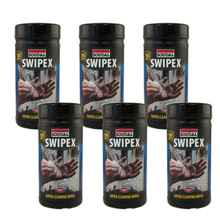 Soudal Swipex Wipes - Pack of 6 Soudal Swipex Wipes - Pack of 6