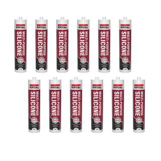 Soudal Trade Multi-Purpose Silicone - Clear (270ml) Box of 12 Soudal Trade Multi-Purpose Silicone - Clear (270ml) Box of 12
