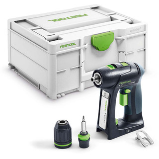 Festool C 18 18V Brushless Drill/Driver - Body with Case