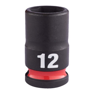 Milwaukee 12mm 3/8” Sq. SHOCKWAVE Impact Standard Socket