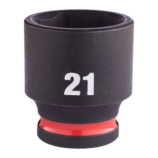 Milwaukee 21mm 3/8” Sq. SHOCKWAVE Impact Standard Socket