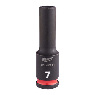 Milwaukee 7mm 3/8” Sq. SHOCKWAVE Impact Deep Socket