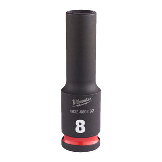Milwaukee 8mm 3/8” Sq. SHOCKWAVE Impact Deep Socket