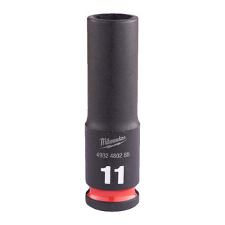 Milwaukee 11mm 3/8” Sq. SHOCKWAVE Impact Deep Socket