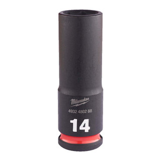 Milwaukee 14mm 3/8” Sq. SHOCKWAVE Impact Deep Socket