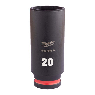 Milwaukee 20mm 3/8” Sq. SHOCKWAVE Impact Deep Socket